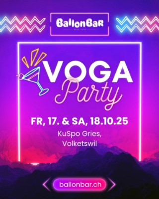 Party mit der BallonBar an der VOGA
